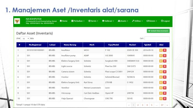 SimBAST (Sistem Informasi Manajeman Barang/Alat/Sarana Terintegrasi)