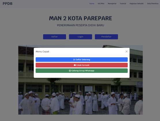 APLIKASI PPDB (Penerimaan Peserta Didik Baru) PRO 2023