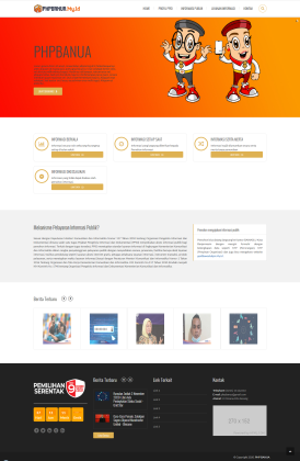 PPID (Pejabat Pengelola Informasi dan Dokumentasi) - Codeigniter 3.x Support PHP 7 + Berita dari News API (newsapi.org)