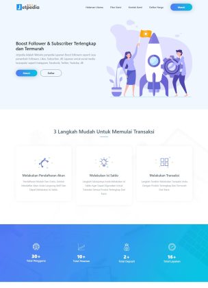 PANEL SMM (Jasa Follower dan Subscriber) CODEIGNITER 3