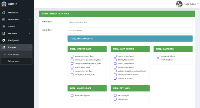 Sistem Pendataan Alumni Berbasis Web