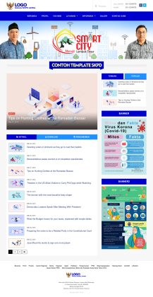 Template SKPD (Web Pemerintahan) versi BLOGSPOT