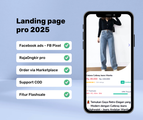 Landingpage pro 2025 - Checkout WhatsApp - Checkout Link Direct Marketplace