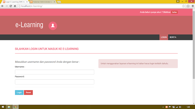 E-Learning Dan Ujian Online (Soal Acak) dengan PHP dan MySQL
