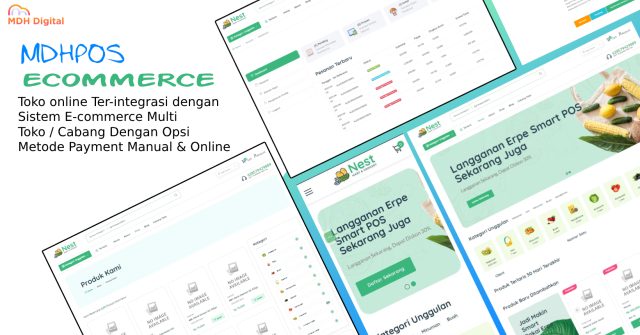 MDHPOS-ECOMMERCE | Toko online Ter-integrasi Sistem Kasir POS