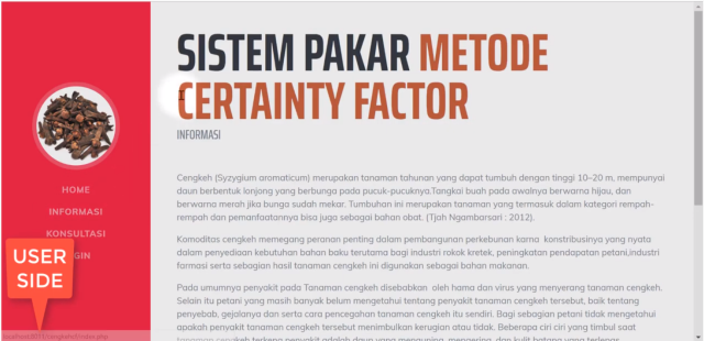 Sistem Pakar Metode Certainty Factor dengan PHP dan MySQL