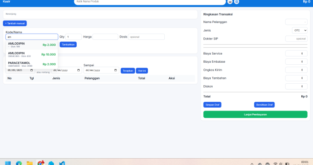 Aplikasi Apotek Sederhana (PHP Native + MySQL) + API
