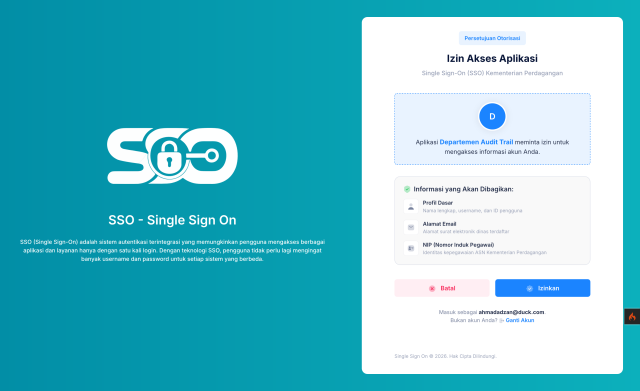 Single Sign On (SSO) - Satu Akun Akses Semuanya
