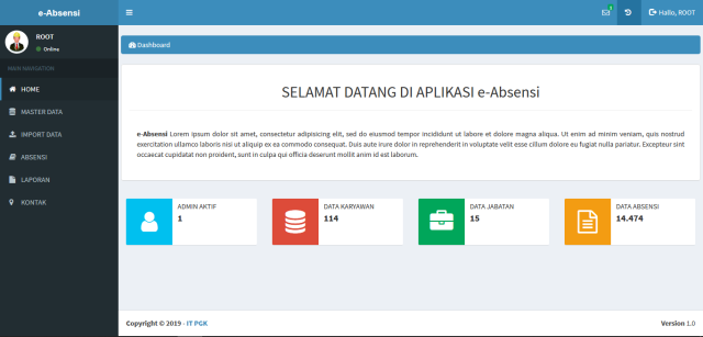 Aplikasi Absensi dengan PHP dan MySQL