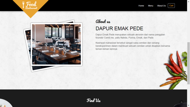 Aplikasi Restaurant antar jemput berbasis web dengan PHP dan MySQL