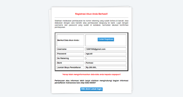 aplikasi pmb (penerimaan mahasiswa baru) berbasis codeigniter