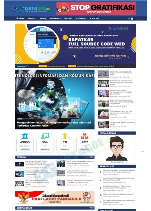 Full Source Code Website Pemerintah (CMS DATAGOE Tema PLUS 3)