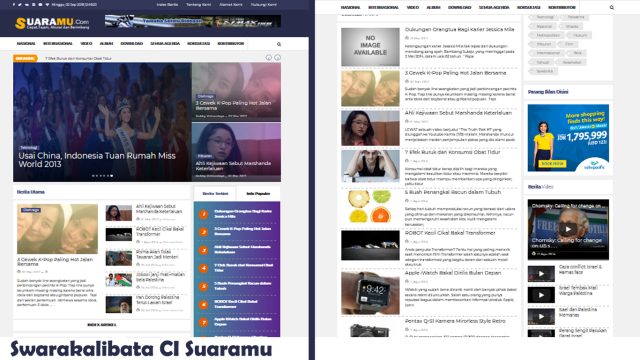 Template CMS Swarakalibata Ci - SWARAMU Responsive Design
