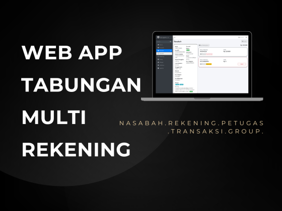 Full Source Code Web App Tabungan dengan Codeigniter 4 (Nasabah Web Panel dan Bot Telegram)