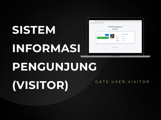 Visitor Management Codeigniter 4 dan MySQL  Full Source Code